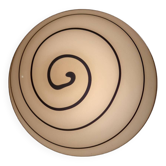 Vintage swirl zebra lamp by eglo 80s 90s