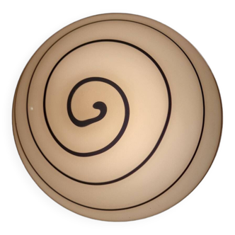 Vintage swirl zebra lamp by eglo 80s 90s