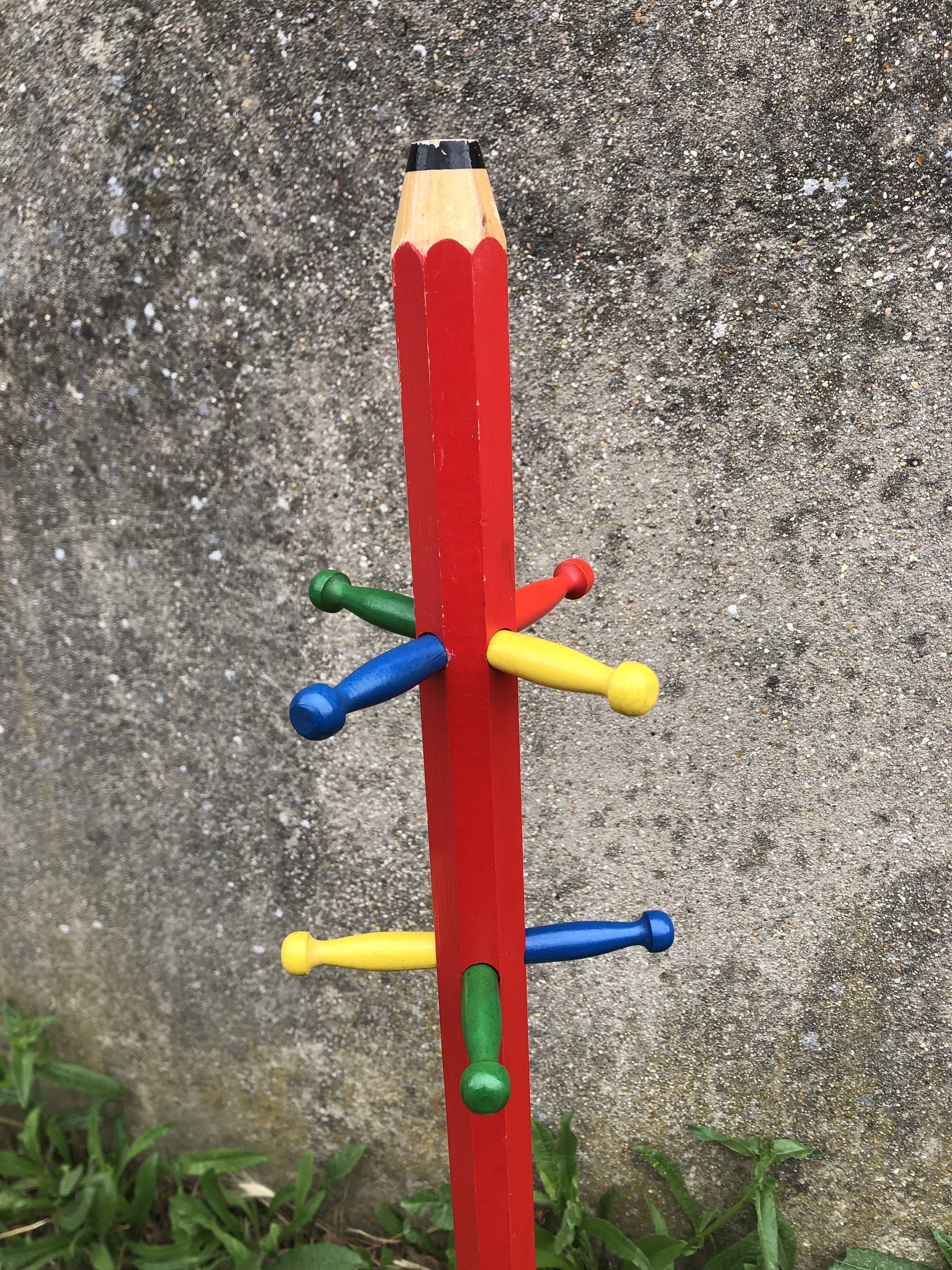 Pierre Sala standing coat rack for children 1970s