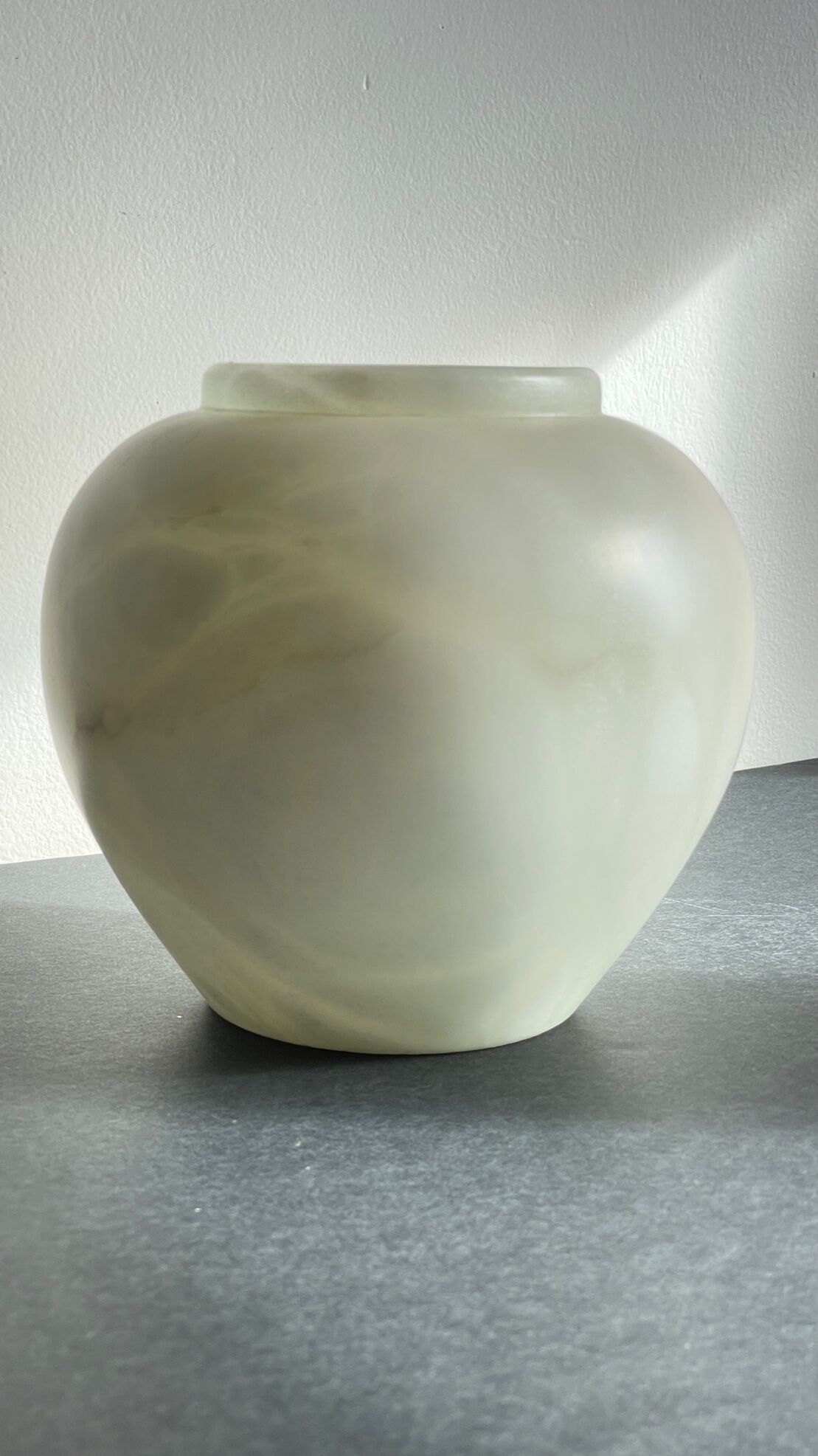Vase shaped marble marble design 70s