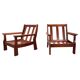 Pair of vintage Scandinavian armchairs, 1960s