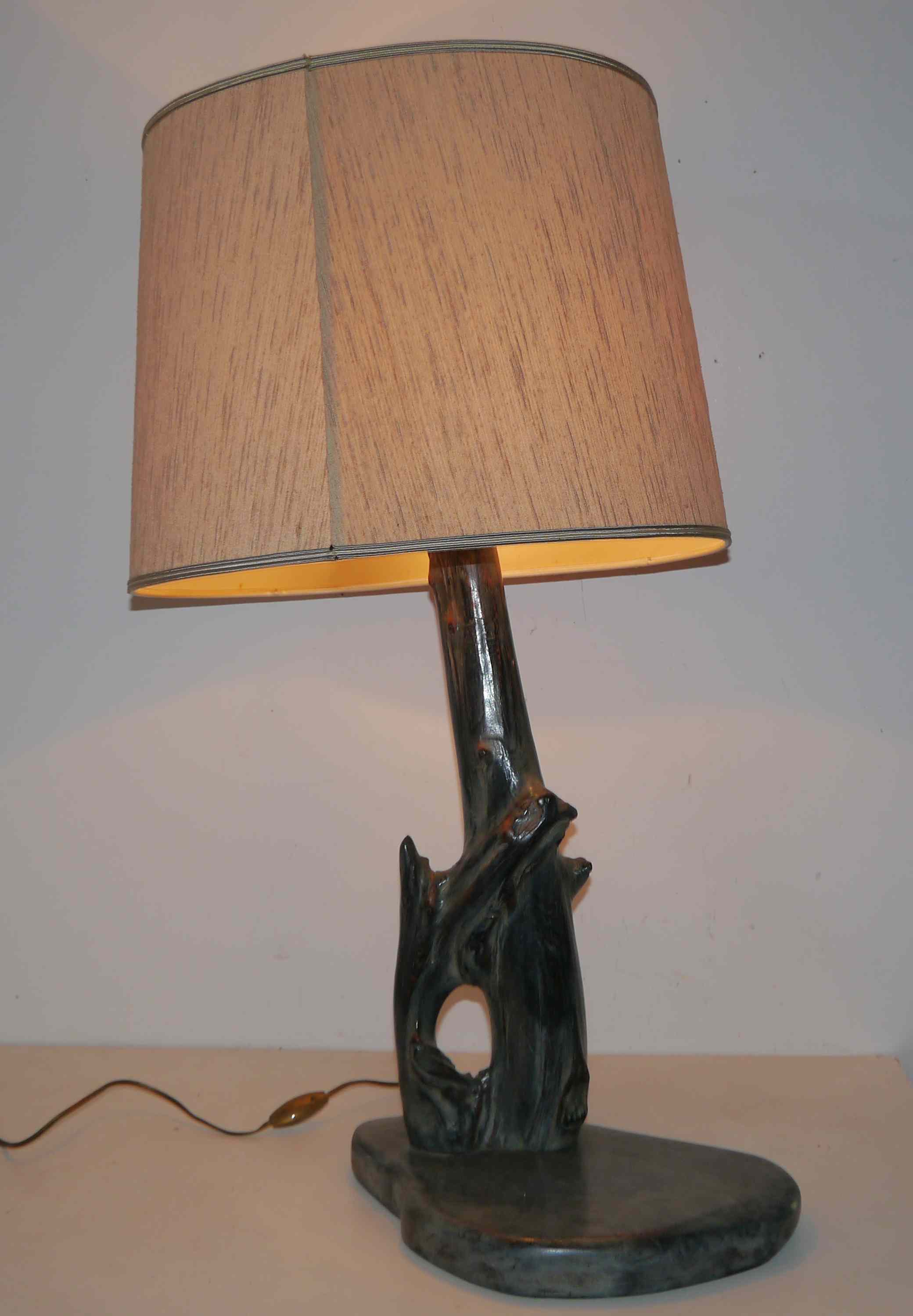 Lamp signed « Michel De Closets - Vancouver (Canada) - 1957 »