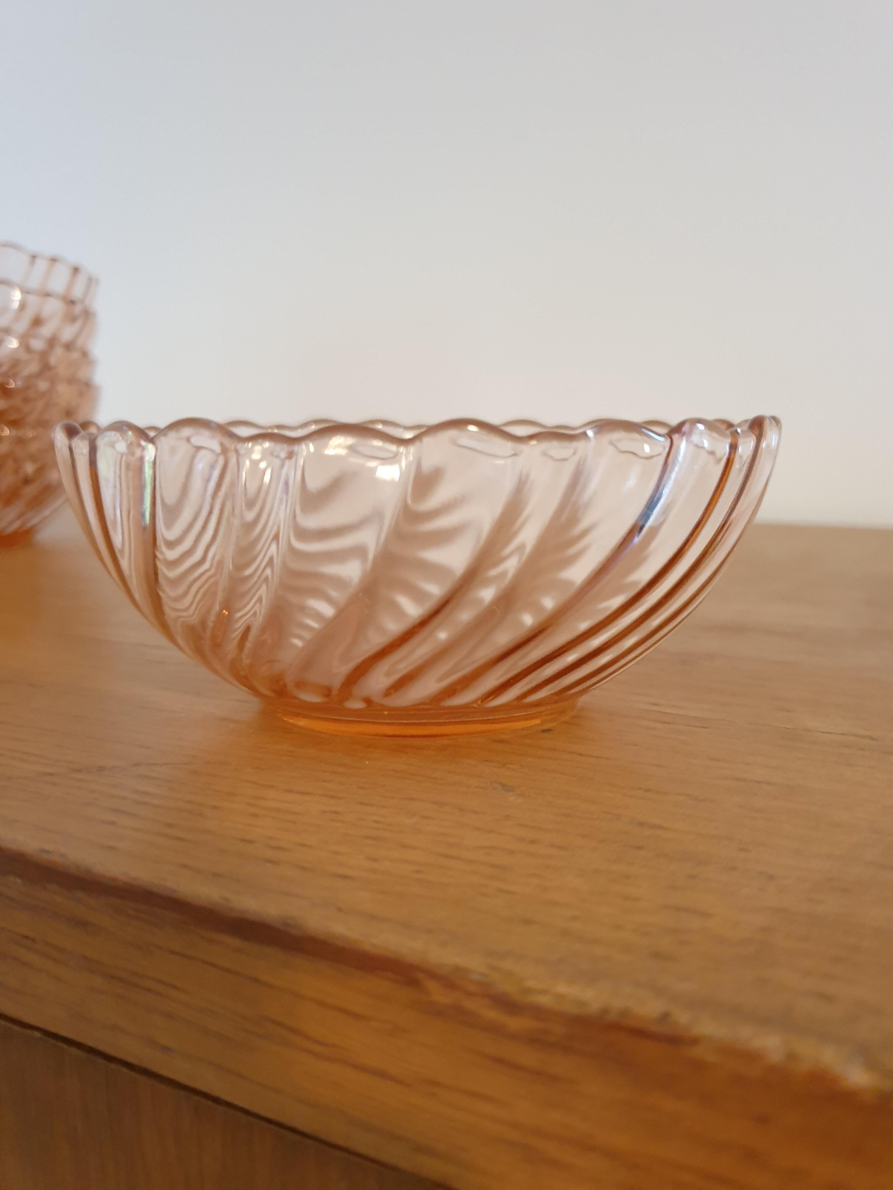 Arcoroc rosaline 6 cup set