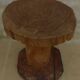 Small stool carved in solid oak