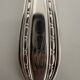 Large serving spoon / Ercuis spoon in silver-plated metal