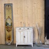 White patinated Parisian sideboard