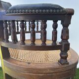 Napoleon III office chair in solid wood