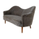 Mid-century modern canapé in sheepskin / shearling model 'Samspel' by Carl Malmsten, 1956