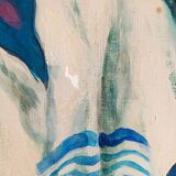 Oil on Canvas Still Life Gabriel Jutteau Vintage 1958