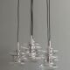 Lustre waterfall, Doria Leuchten Germany of the 1960s.