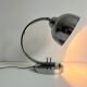 Vintage table lamp, modernist chrome metal, France 1930