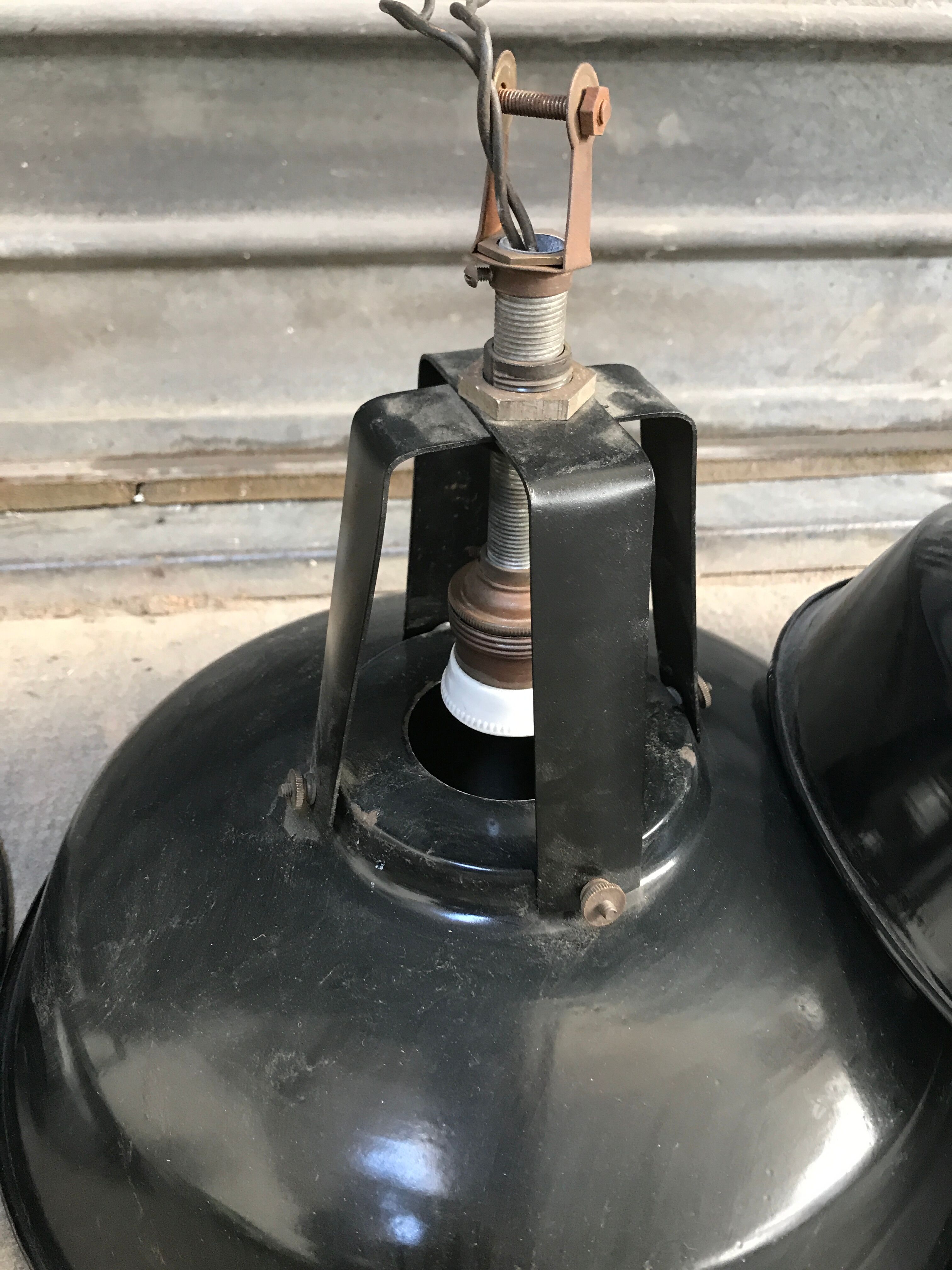 Lot of 2 industrial hanging