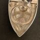 Gallia sailing art deco sailboat, in silver metal with Baccarat crystal salters