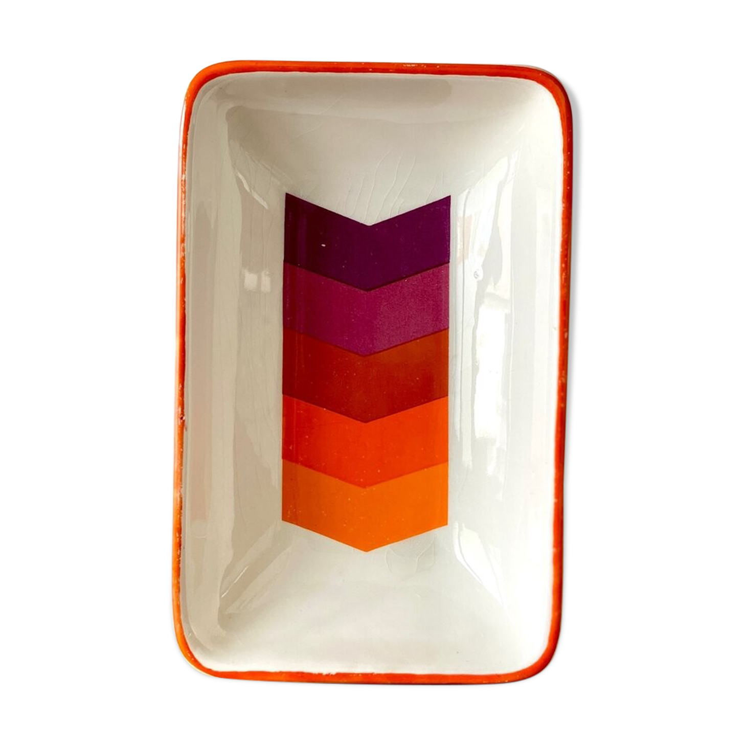 Ramequin Gien in porcelain - service "Arrows"