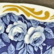 Jumbo cup english lunch Roy Kirkham model rose chintz blue
