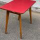 Scandinavian side table in solid wood and rosewood.