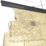 map of France 1900 of Dion Bouton Art Nouveau