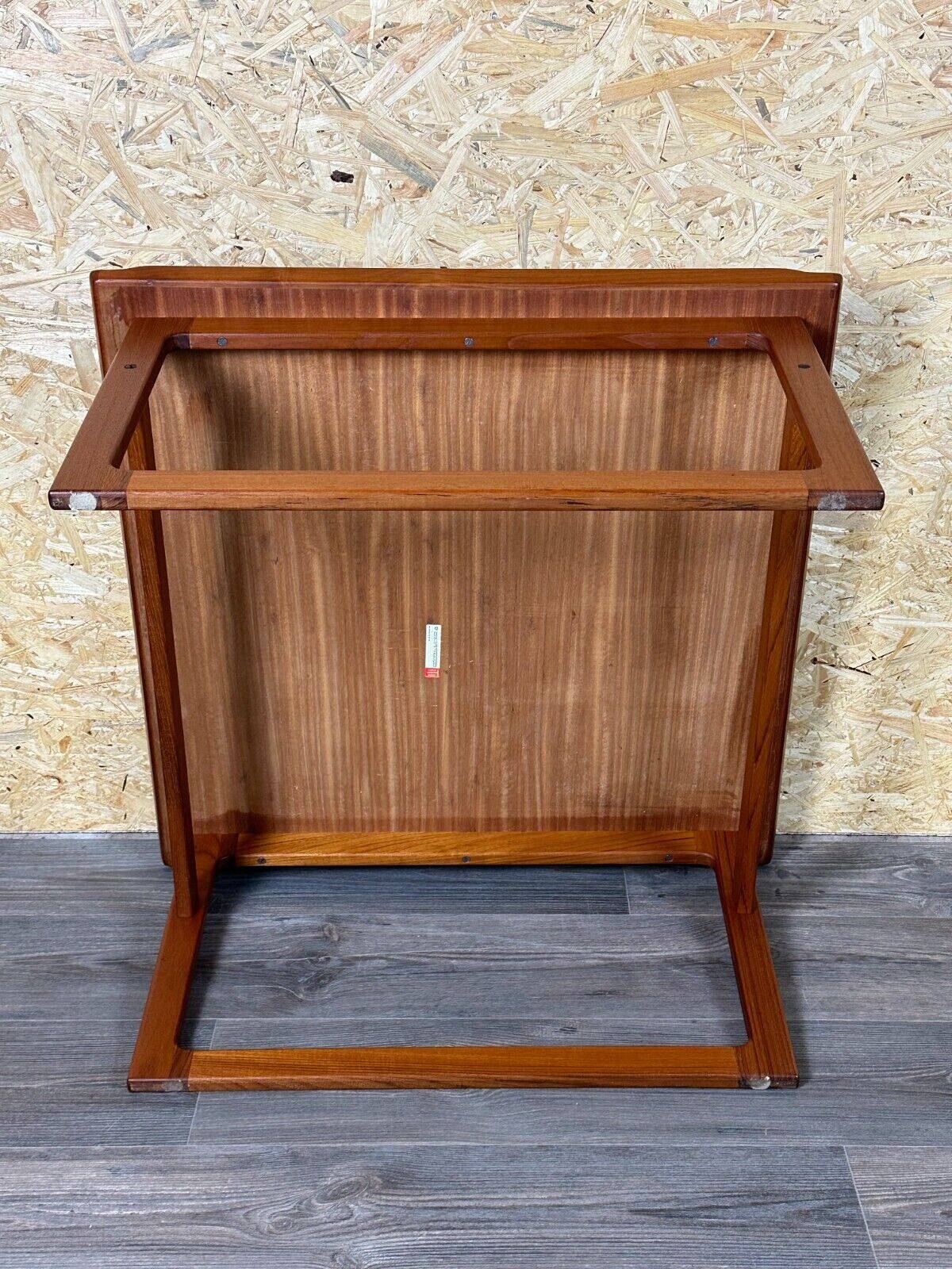 60s 70s teak coffee table Kubus by Jalk Vodder Andersen for Dyrlund Denmark