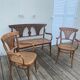 Thonet set bench and two armchairs