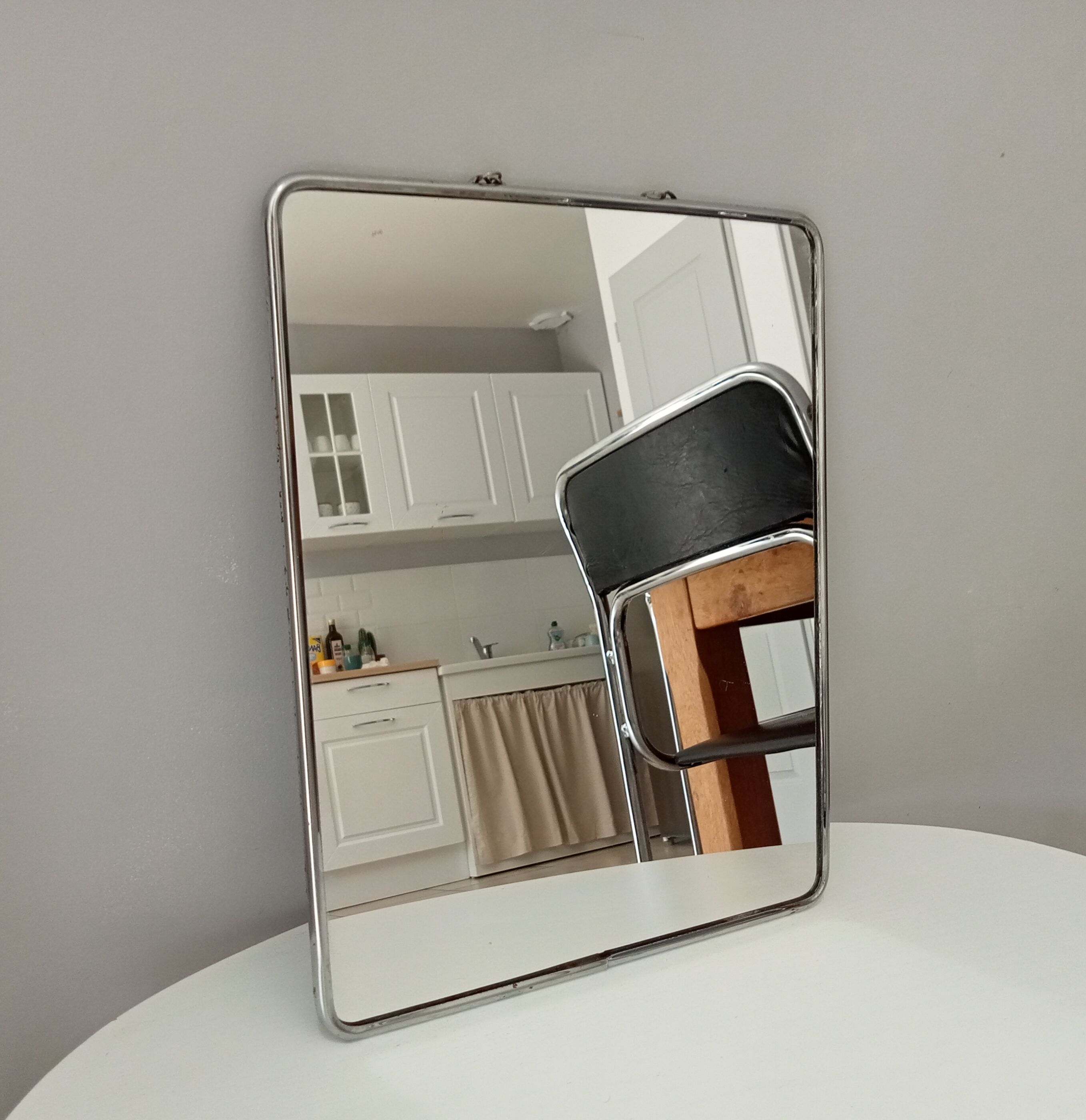 Vintage barber mirror 60s