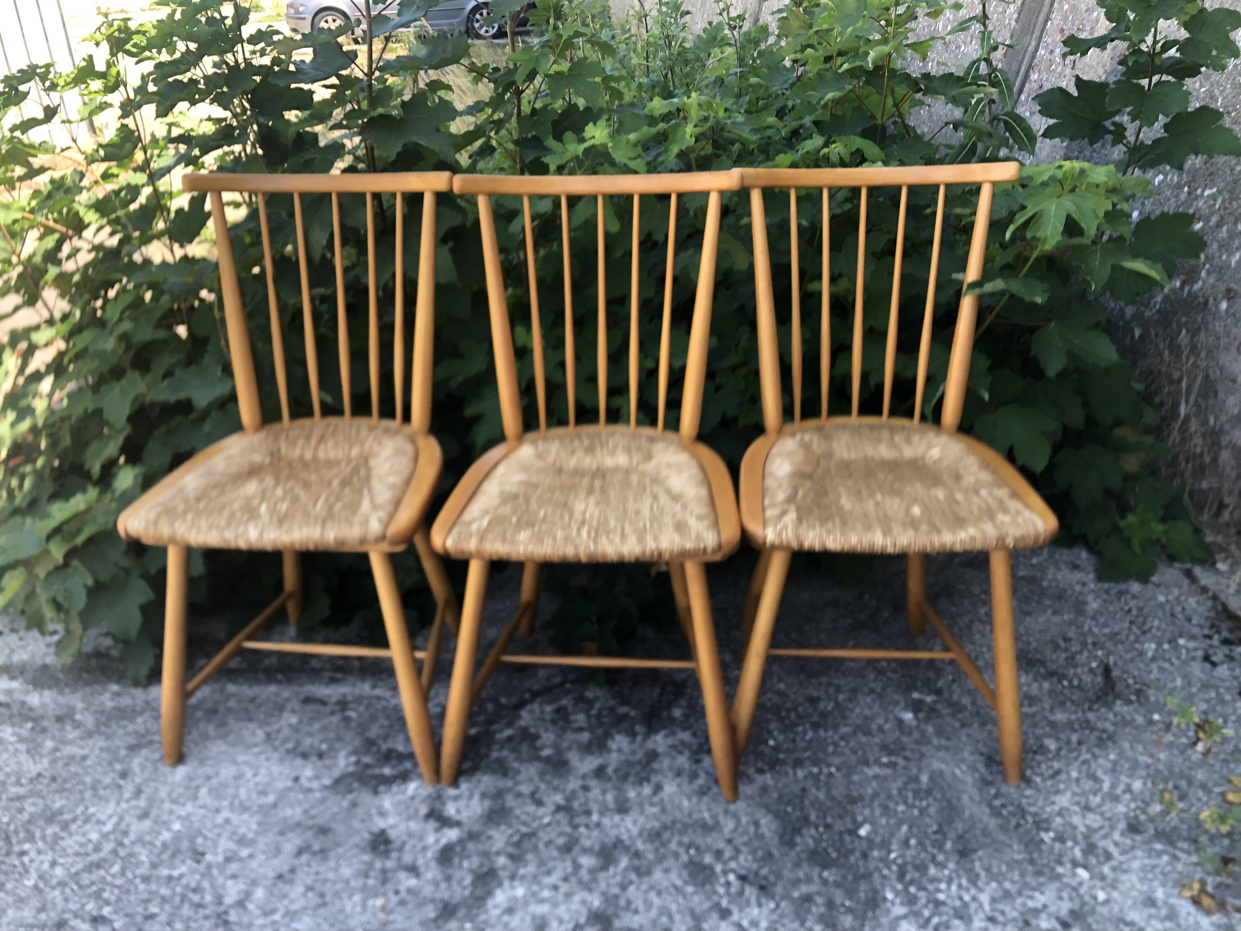 Chairs designed by Arno Lambrecht for WK Möbel, 1950s