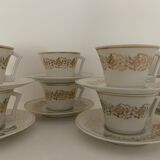 8 cups, 8 cups, pourer and sugar bowl TLB Limoges