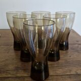 Set of 6 glasses from the 70s
