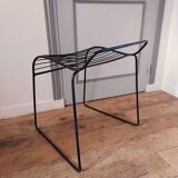 Black wire stool