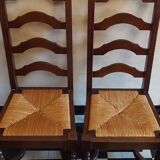 Set of 4 dining chairs Louis XIII style