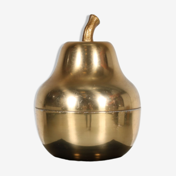 1960s Brass ice bucket on console from Italy