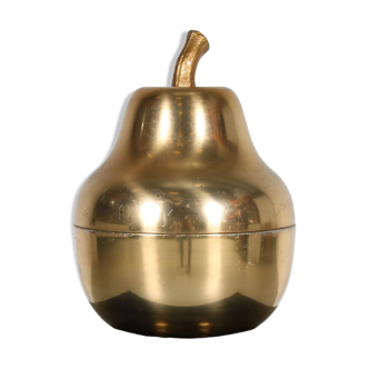 1960s Brass ice bucket on console from Italy