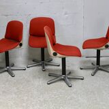 4 chaises "space age " Wilkhahn, circa 1970