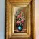 Oil on panel "Bouquet of flowers" signed Robert Mogisse