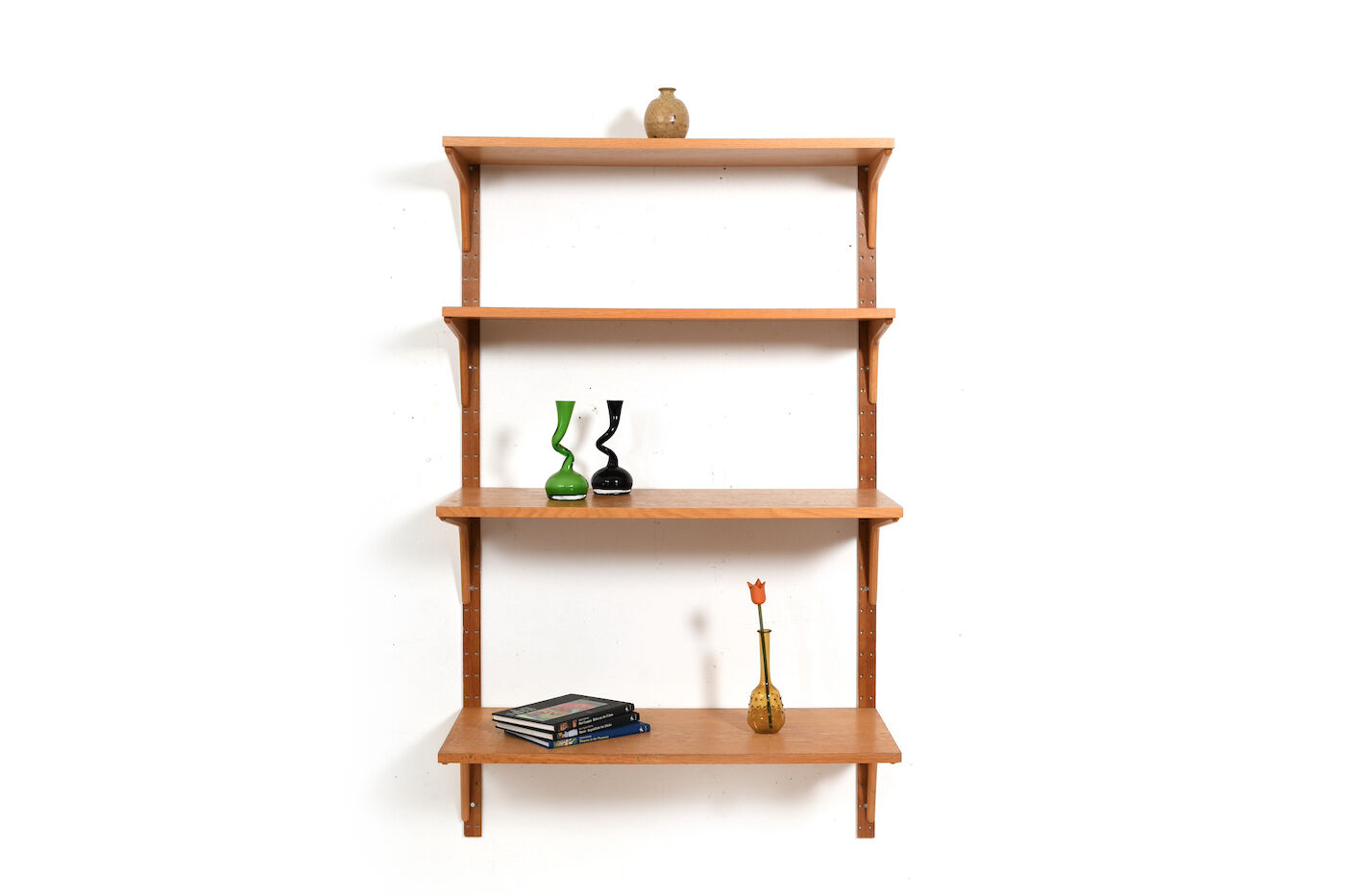 Danish Oak Shelf System by HG Furniture 1960s