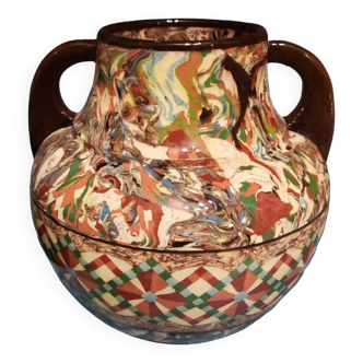 Vase en céramique signé Gerbino Vallauris