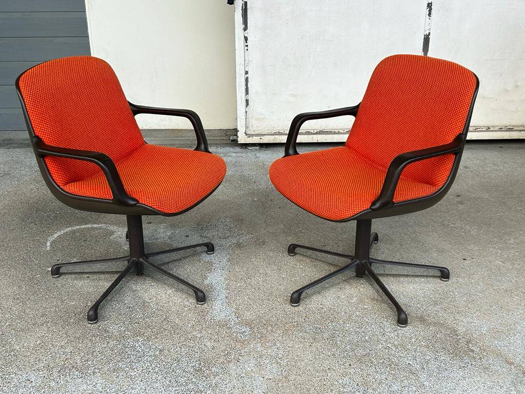 Pair Of Comforto Edition Armchairs Circa 1970