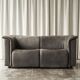 Sofa Karl Wittmann in patinated leather, 1980s