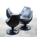 Set of 4 "Polaris" armchairs by Pierre Guariche for Meurop 1960s