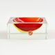 Monumental Murano Glass Catchall/Vide Poche by F.Poli for Seguso, 1970s
