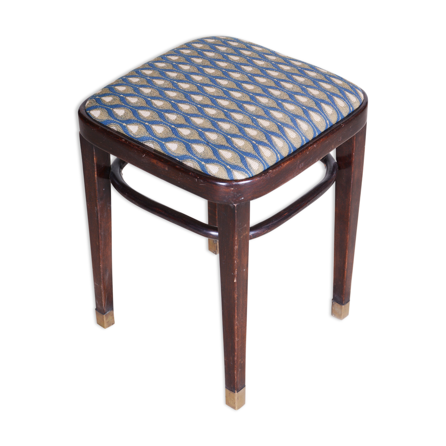 Tabouret Art Déco fabriqué dans les années 1930 en Autriche
