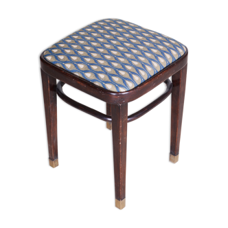 Tabouret Art Déco fabriqué dans les années 1930 en Autriche