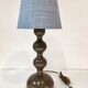 Wooden foot lamp