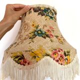 Vintage flowery lampshade