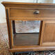 Antique exhibition counter