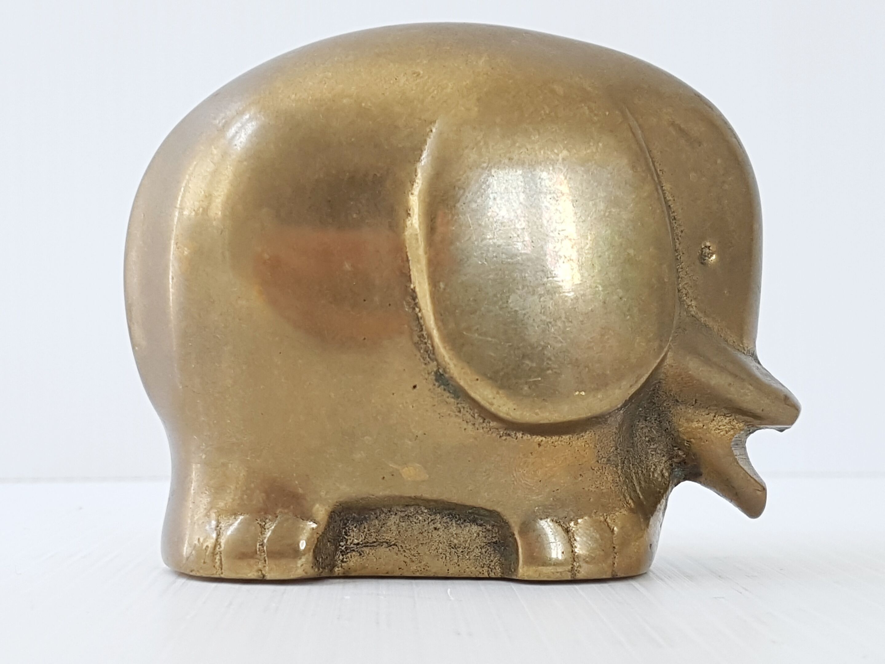 1970 Golden brass elephant