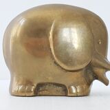 1970 Golden brass elephant