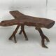 Wabia sabi rustic tree branch side table, Dutch 1960s