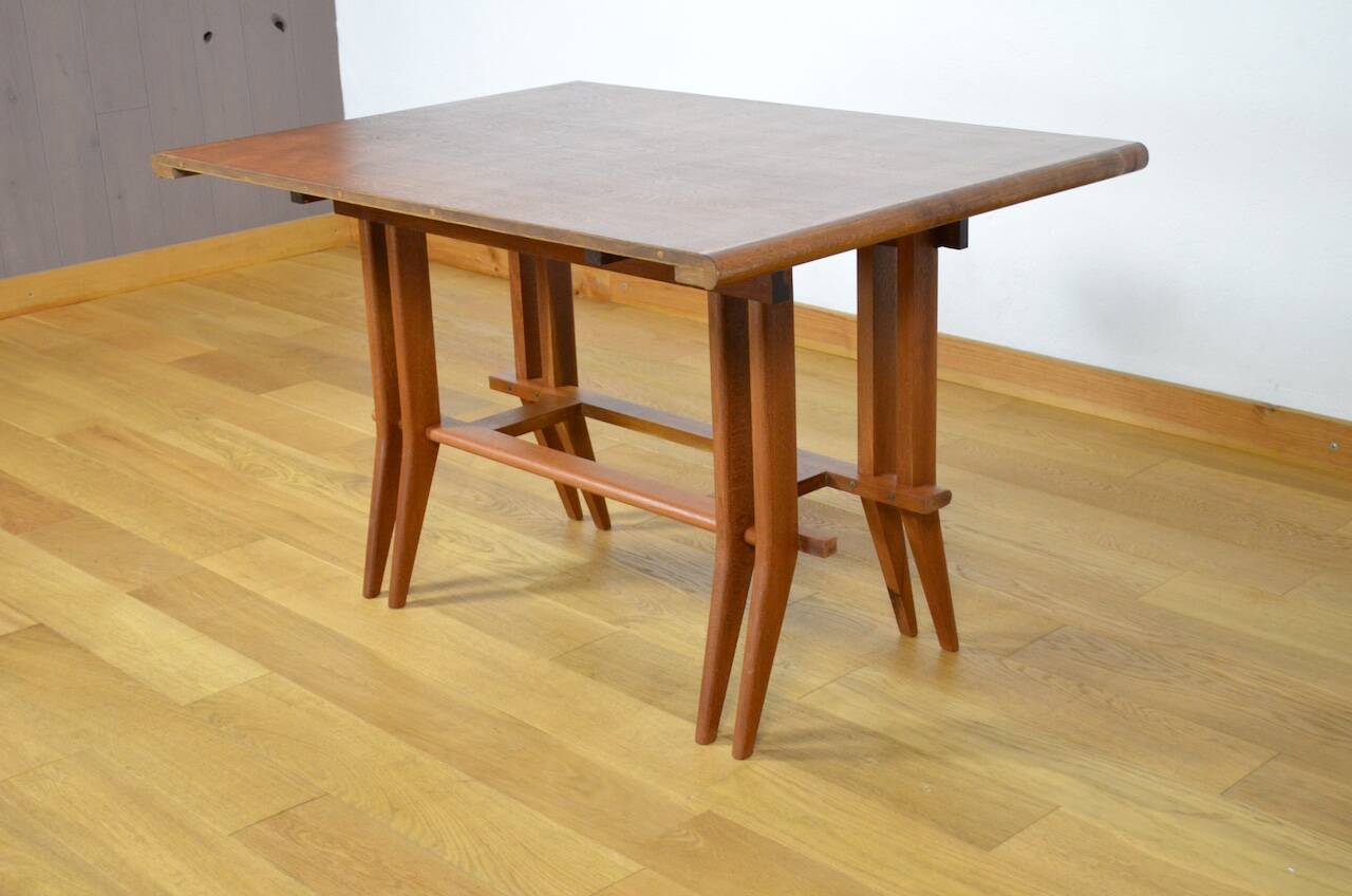 Table de Repas Pieds Compas Vintage 1960