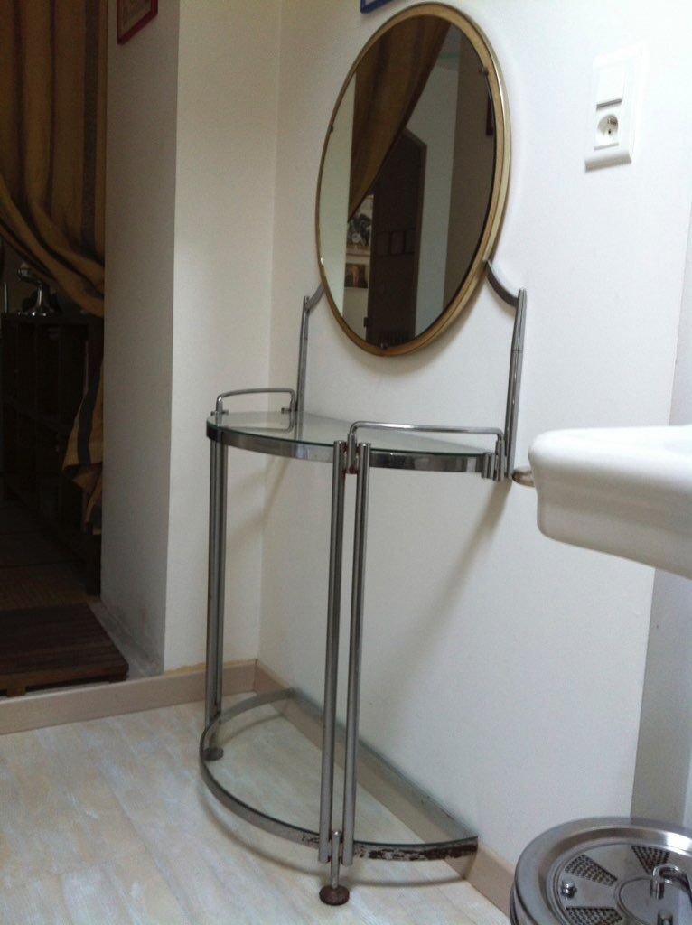 Coiffeuse verre