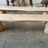 Pair of vintage farm bench